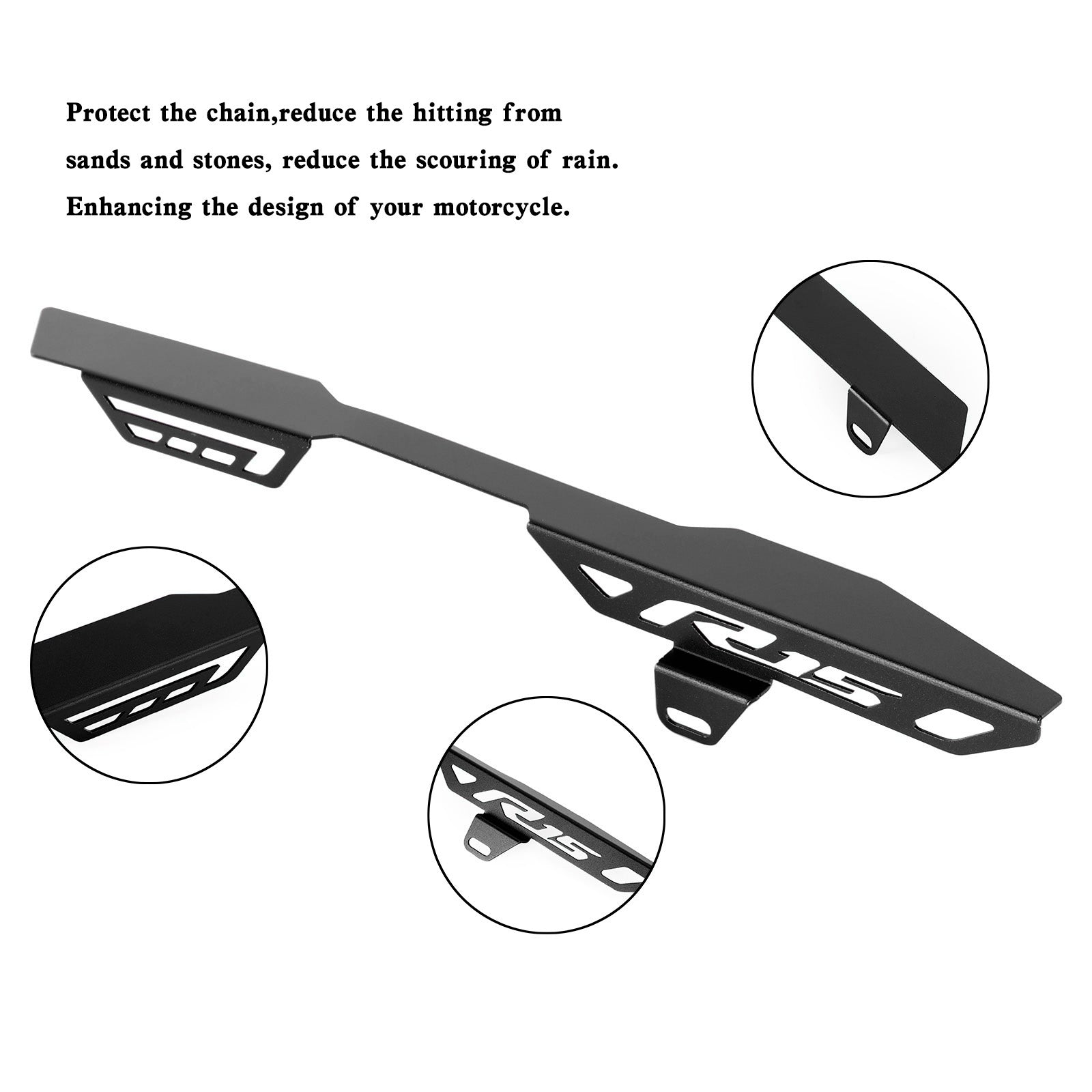 Kettenrad-Kettenschutz-Schutzabdeckung für Yamaha YZF R15 V3 2017–2019