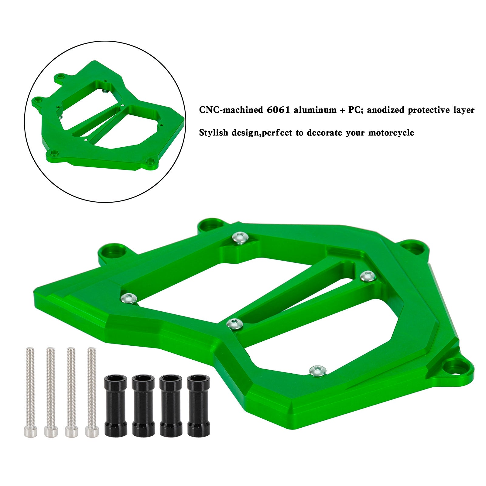 Front Sprocket Cover Chain Guard For KAWASAKI Ninja ZX-10R ZX10R 2011-2023