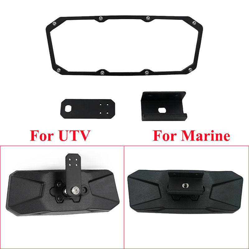 Boat Rear View Mirror Marine Nautical Safety Water Ski Windshield Dashboard Generic