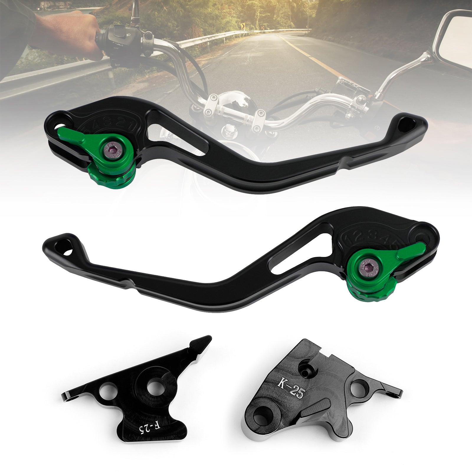 NEW Short Clutch Brake Lever fit for Kawasaki Ninja 250R 400 /Z300 Z250SL