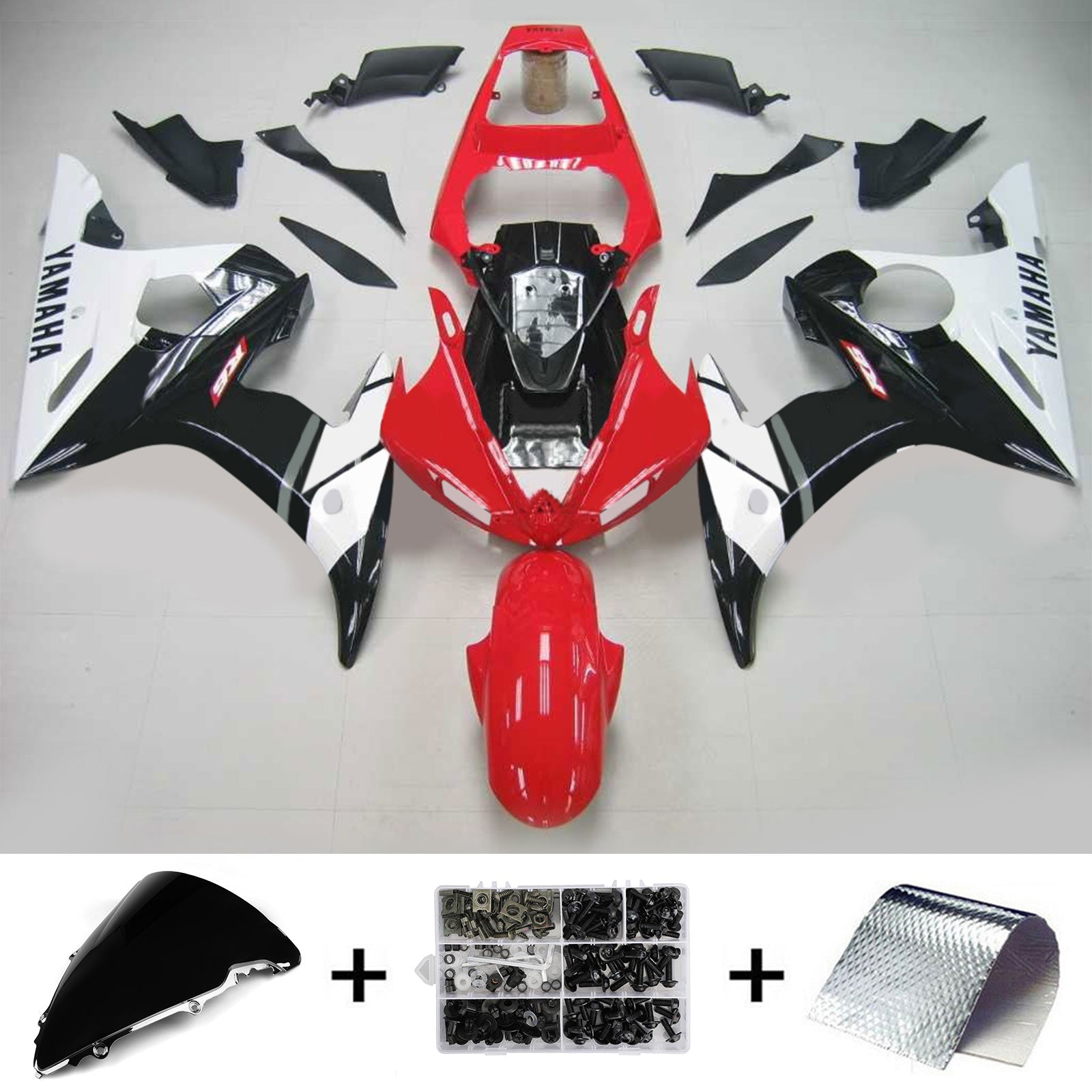 Injection Fairing Kit Bodywork Plastic ABS fit For Yamaha 2003-2004 YZF 600 R6 & 2006-2009 YZF R6S