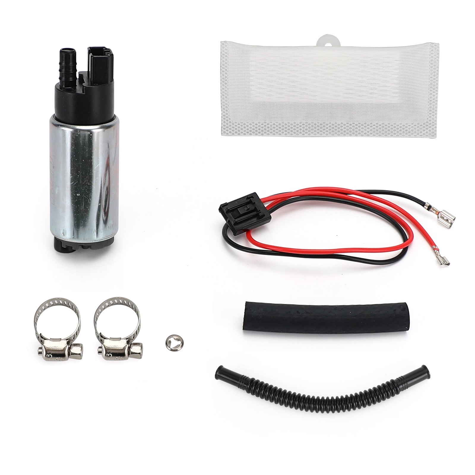 Pompa Carburante + Filtro + Tubo Flessibile + Kit Per Ducati Hypermotard 796 1100 S EVO 08-12 Generico