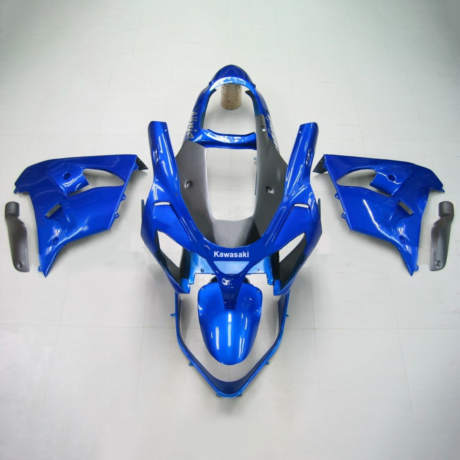 Amotopart Kawasaki ZX9R 2000-2001 Blue Fairing Kit