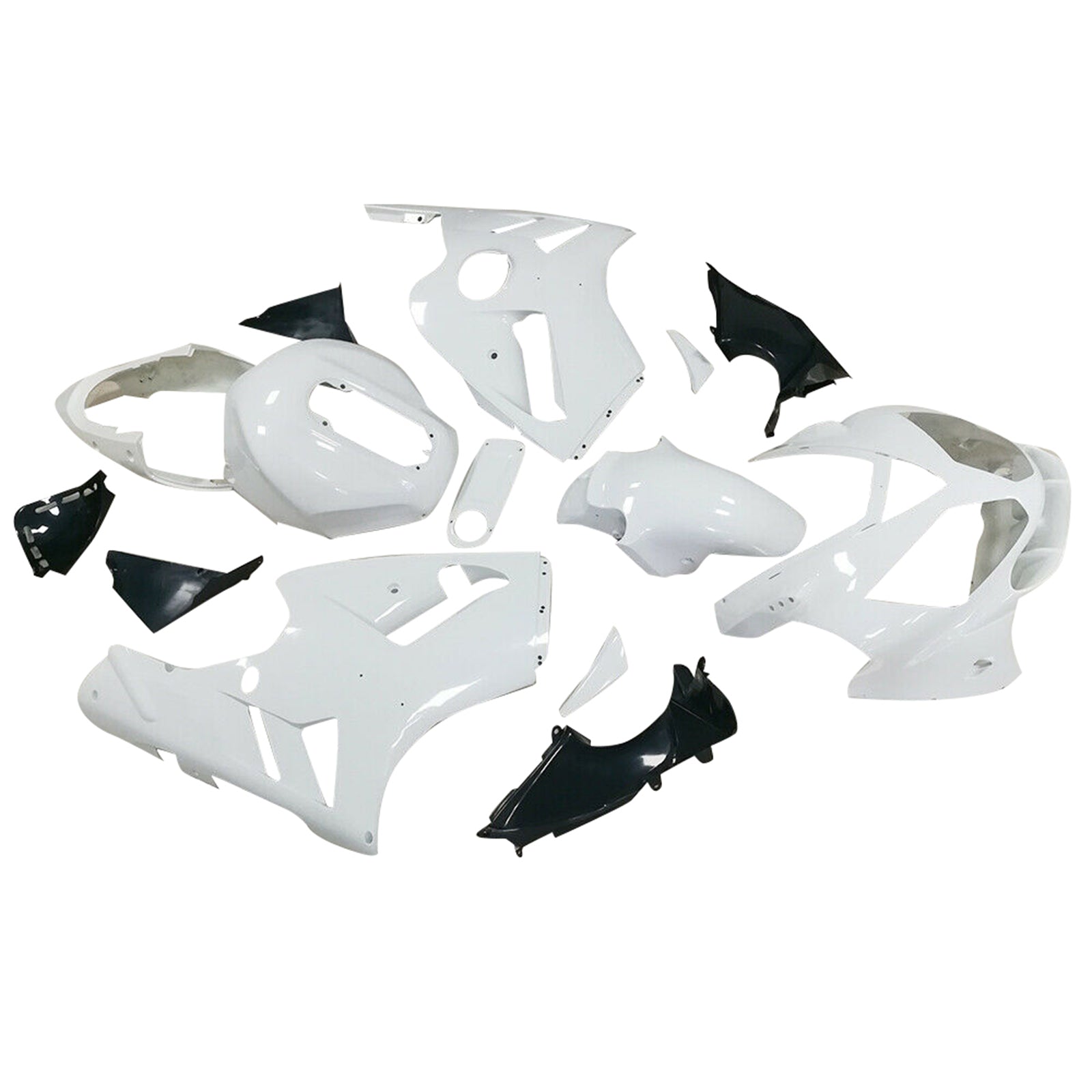 Amotopart Kawasaki ZX12R 2002-2005 Unpainted Fairing Kit