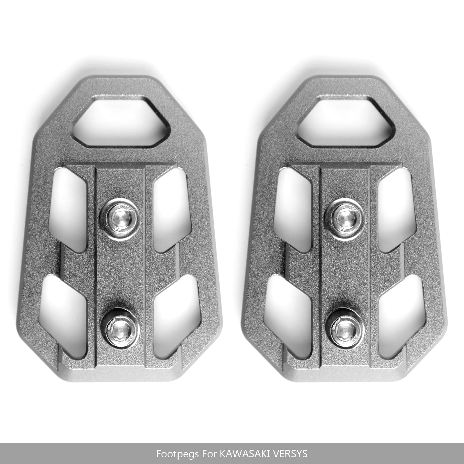 CNC Motor Wide Foot Peg Pedals Footrests Fit For Kawasaki Versys 650 1000 X300