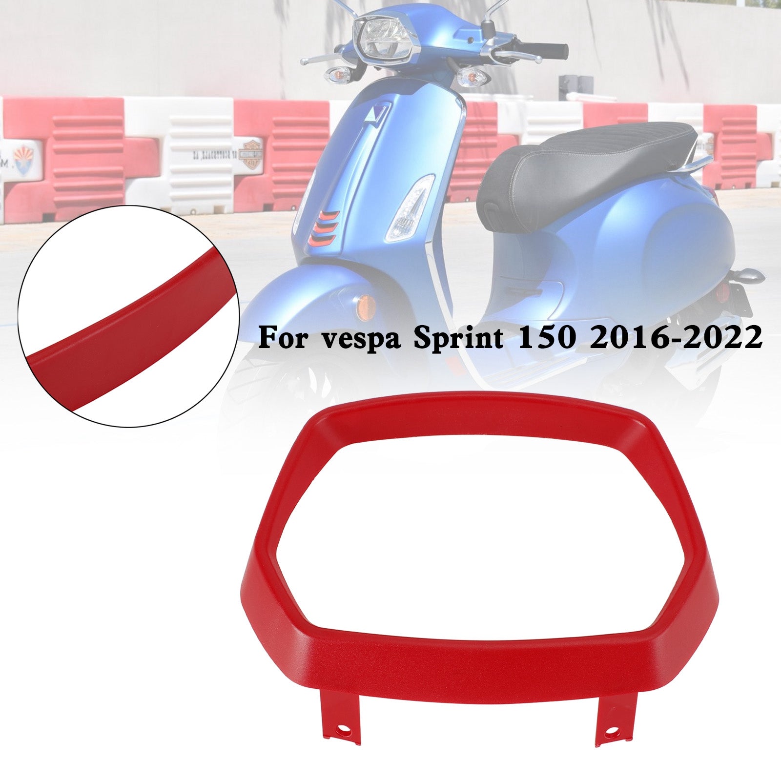 Headlight Bezel Trim Rim Cap Guard Cover For vespa Sprint 150 2016-2022