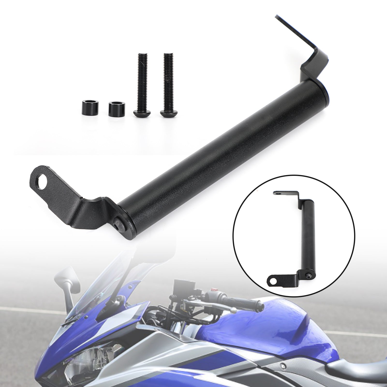 Navigationshalterung Telefon GPS-Halterung Schwarz Passend für Yamaha Yzf R25 R3 19-21 20 Generic