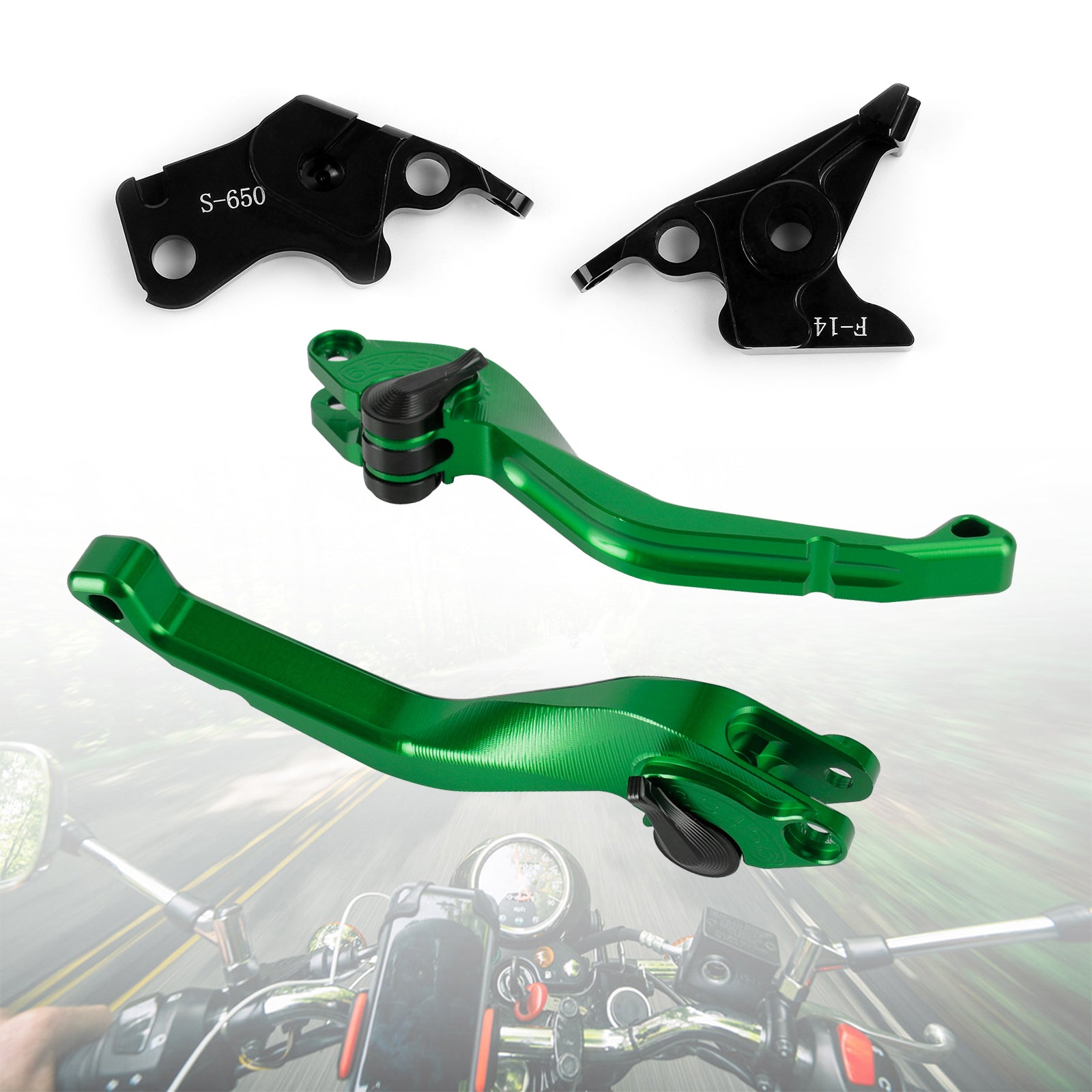 2024 Road Glide Blue Brake Clutch Lever, 3 Finger Clutch Levers, CNC Shorty Lever Compatible With 2023-2025 CVO Road Glide, 2024-2025 Harley Touring Road Glide/Road Glide CVO ST - View #11