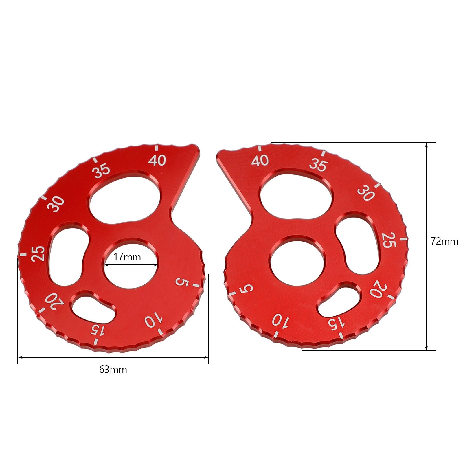 CNC-Kettenspanner für Honda CRF150F 230L CRM250 XR250R XR250R XR400R XR600R