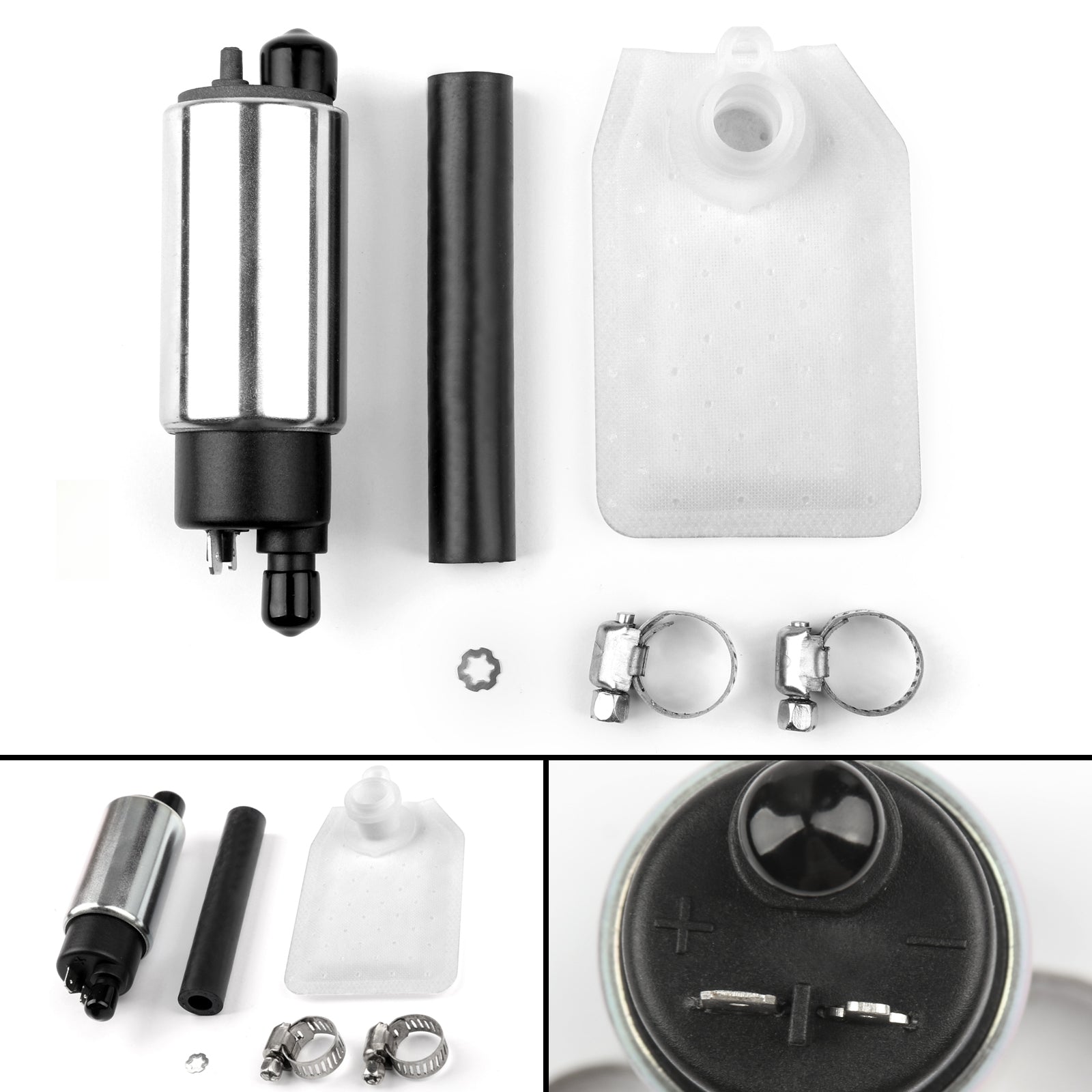 Yamaha Fuel Pump Fit For Yamaha YZF-R15 YZF R15 15-18 MT125 MT-125 15-16 XC125E Vity 2014 XF50 C3 07-10 Silver