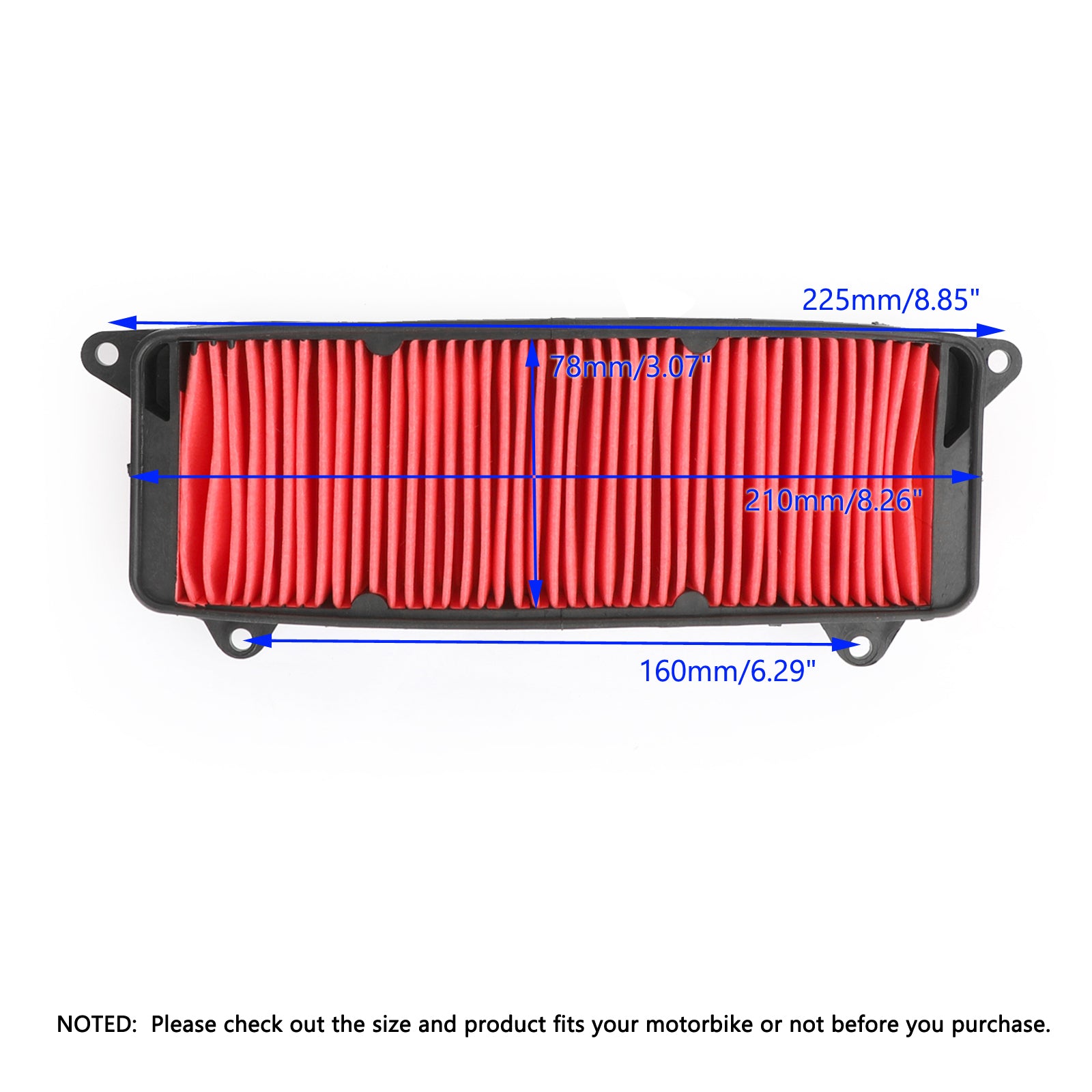 Air Filter Element For Honda SCV 110 NHX 110 Lead 2008-2013 17210-GFM-970