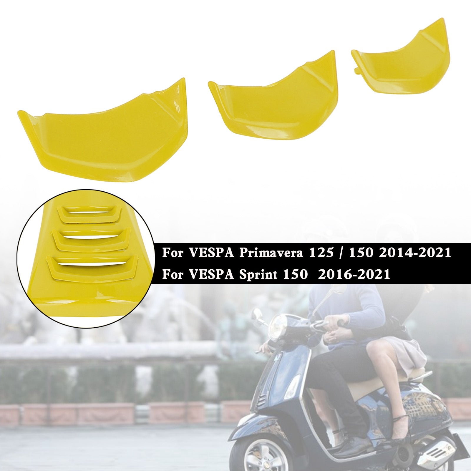 フロント装飾ホーンカバー VESPA Sprint Primavera 125/150 2014-2021用