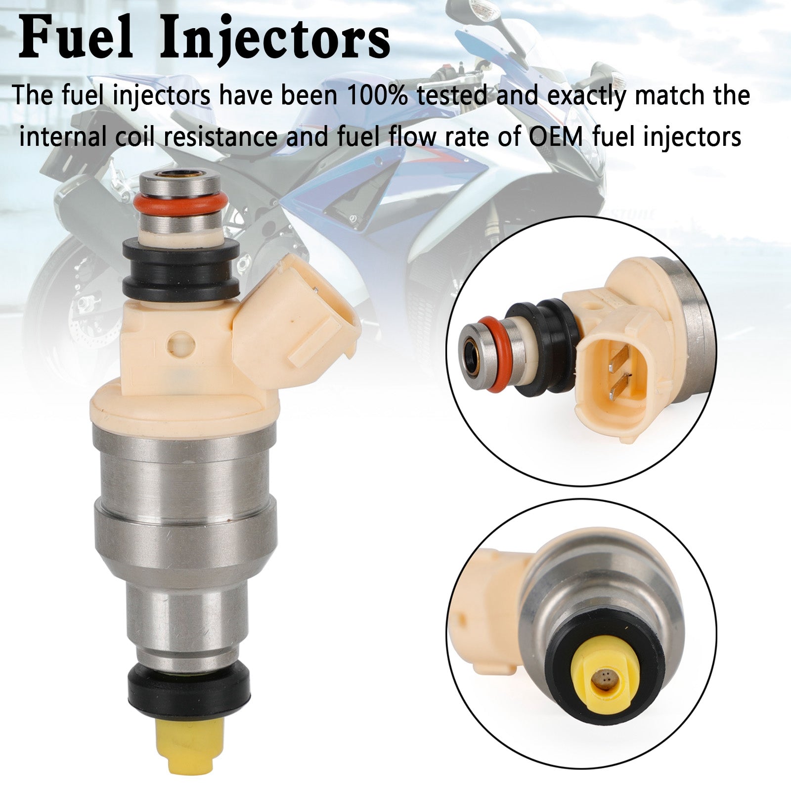 15710-58B00 Fuel Injectors Fit For Suzuki Sidekick Tracker X-90 1.6L INP-470