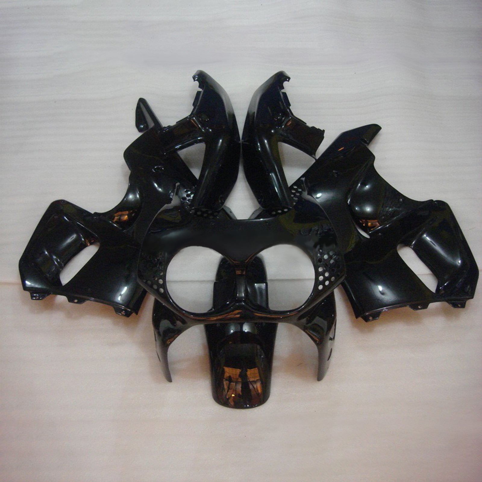 Amotopart 1992-1993 Honda CBR900RR 893 Fairing Black Kit