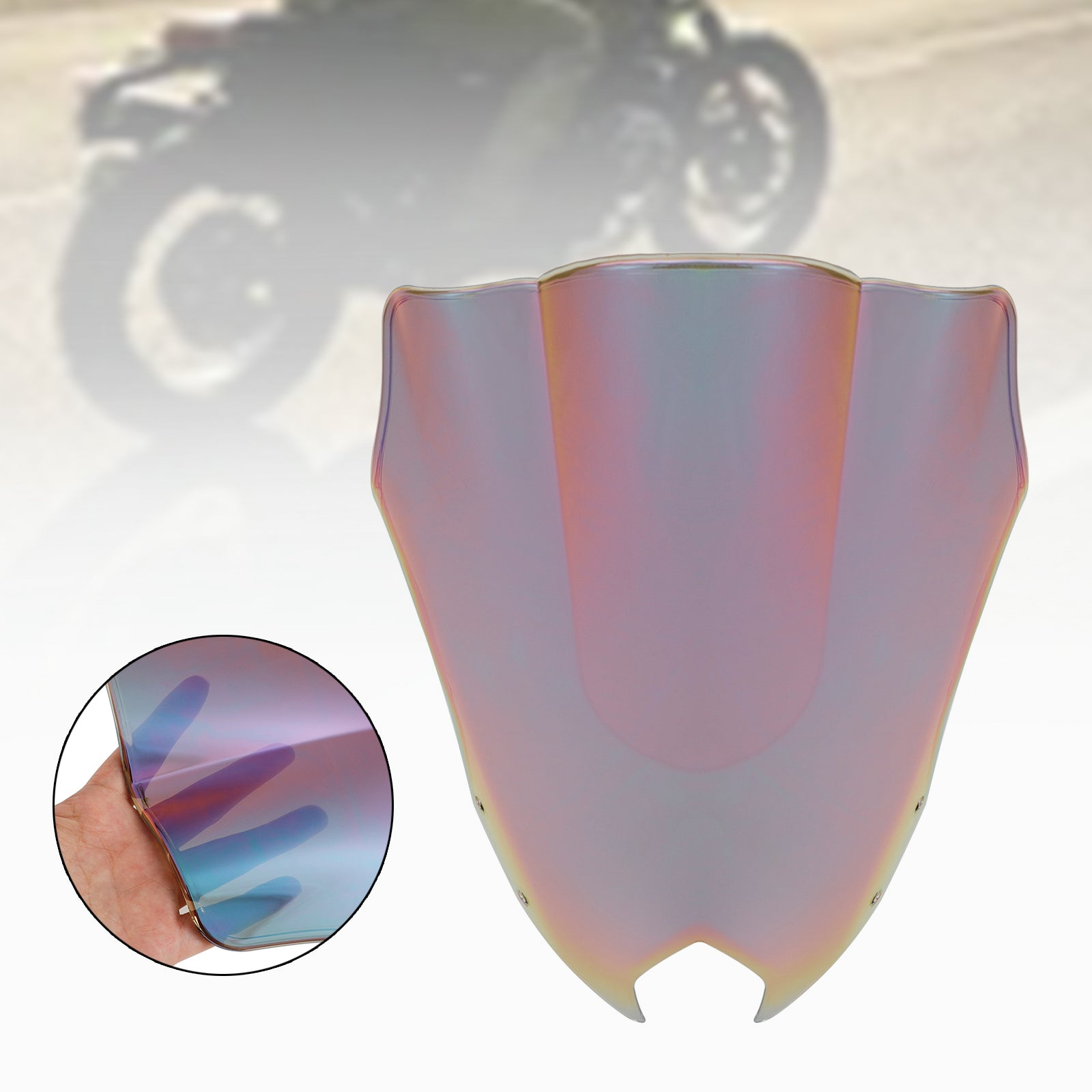 ABS Motorcycle Windshield WindScreen fit for Yamaha FZ6R FZ-6R FZS600 2009-2015