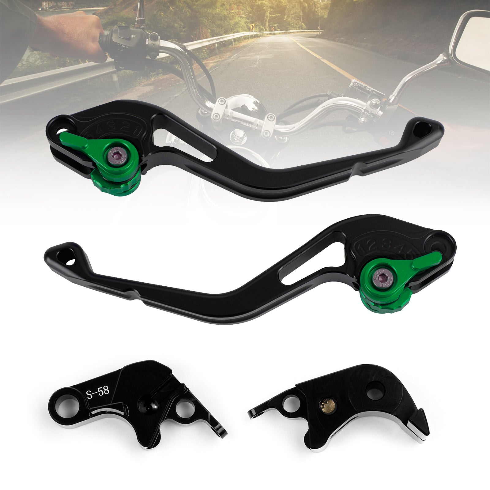 NEW Short Clutch Brake Lever fit for Suzuki GSXR600 750 06-10 GSX-S1000/F 15