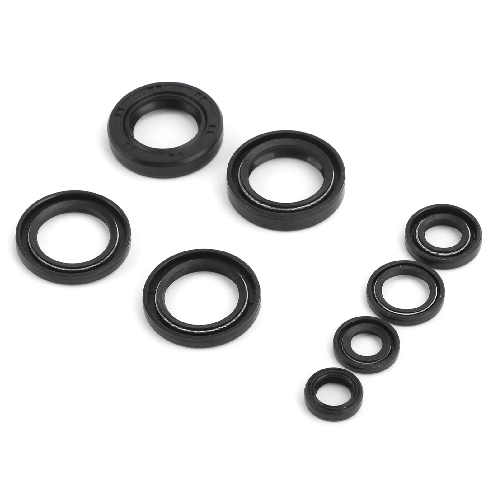 Yamaha 8pcs Engine Oil Seal Kit Set Seals Fit For Yamaha IT175 1977-1983 YZ125 1977-1980 MX175 DT175 1974-1981