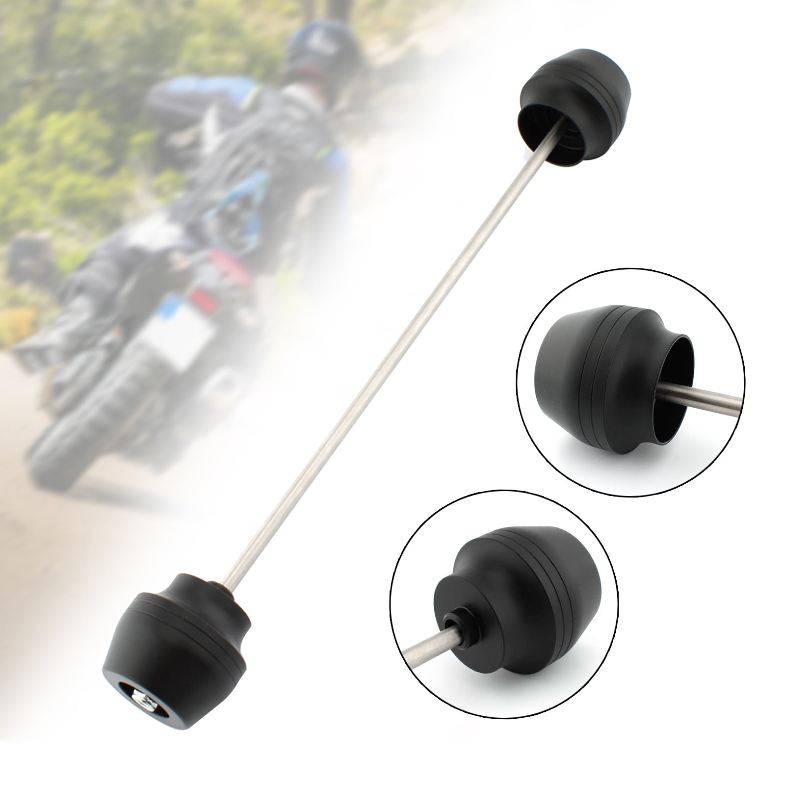 Front Spindle Bobbins Wheel Slider Fit For Yamaha Tenere 700 2020-2021 Generic