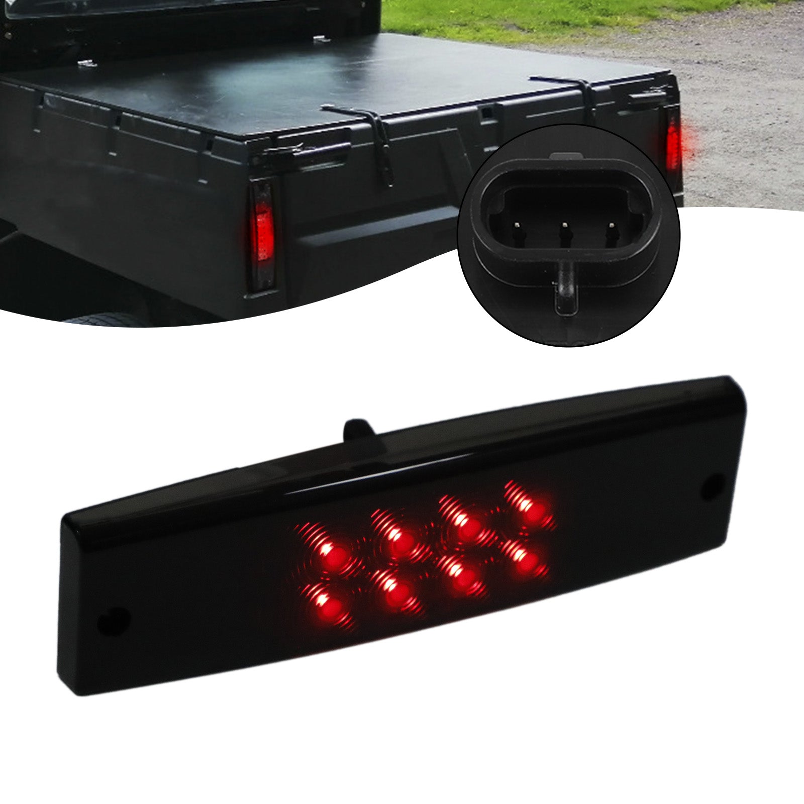 UTV Rear Tail Light 2411450 For Polaris Ranger 400 500 570 800 2011-2017 Generic