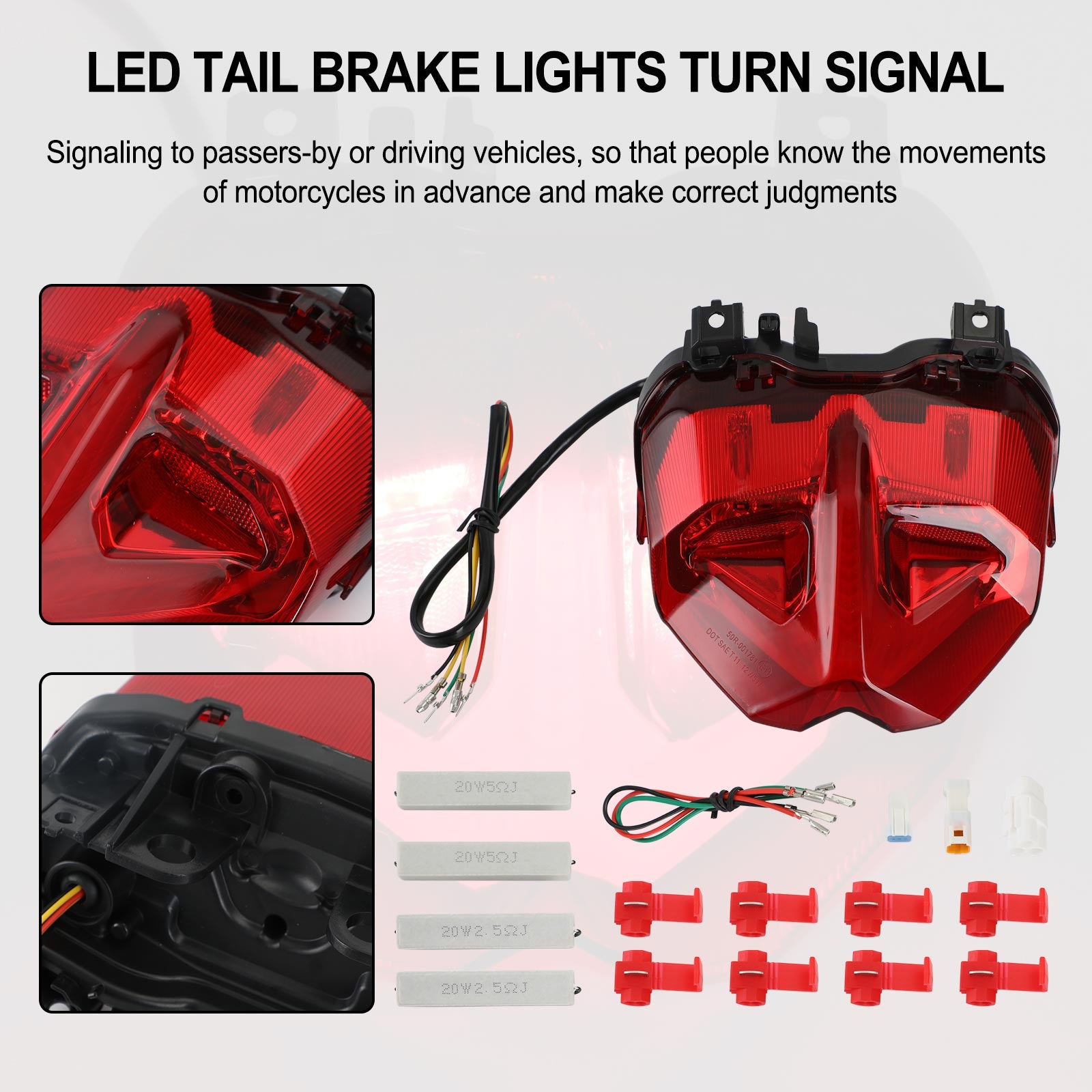 21-22 Yamaha MT-09 MT10 SP Tail Brake Lights Turn Signal Integrated