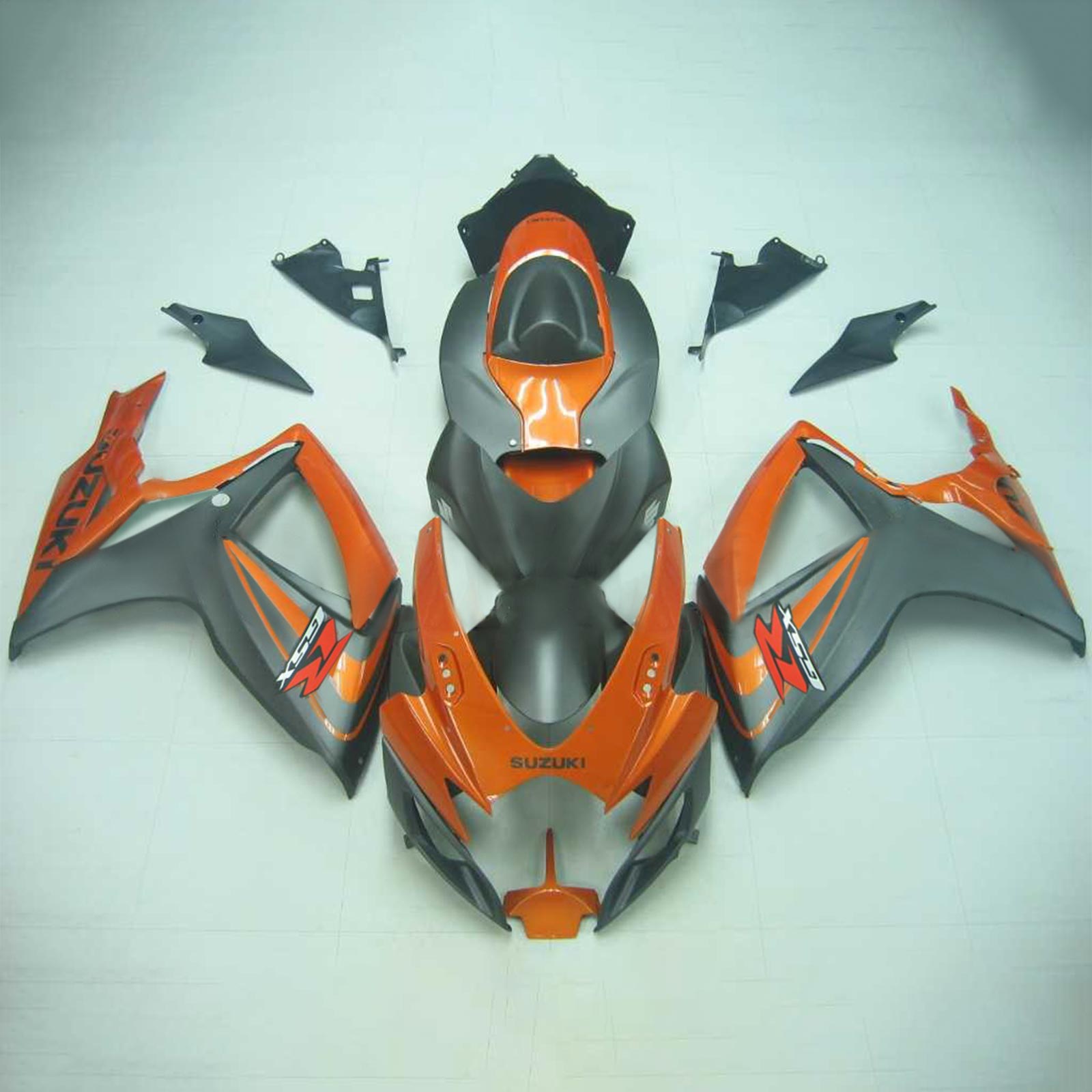 Amotopart 2006-2007 Suzuki GSXR 600/750 Matte Grey&Oange Fairing Kit