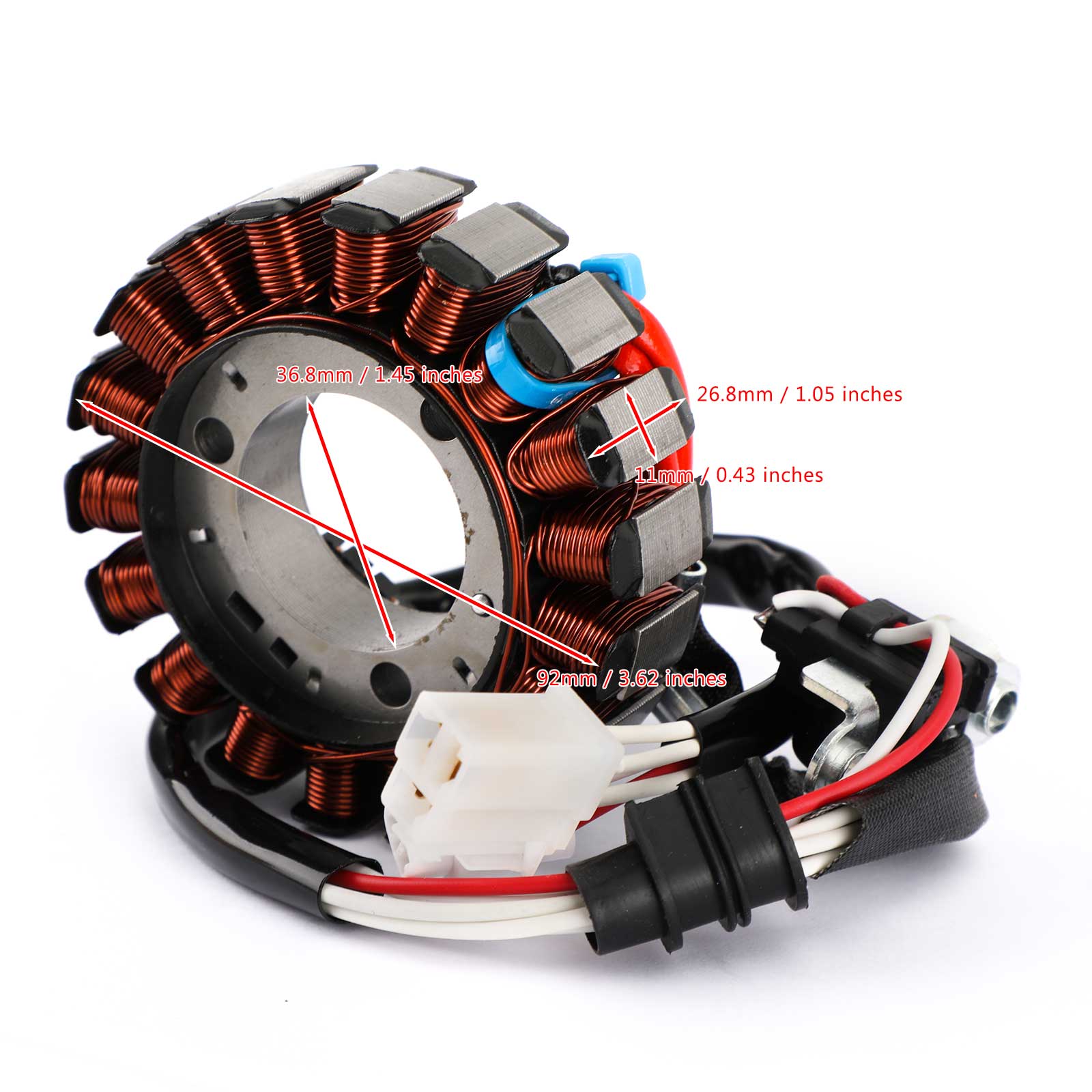 Stator de générateur adapté pour Yamaha YZF-R15 YZF-R125 MT-125 14-19 WR125 R/X 09-14