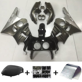 Amotopart 1990-1999 Honda CBR400RR NC29 Fairing Grey&Black Kit