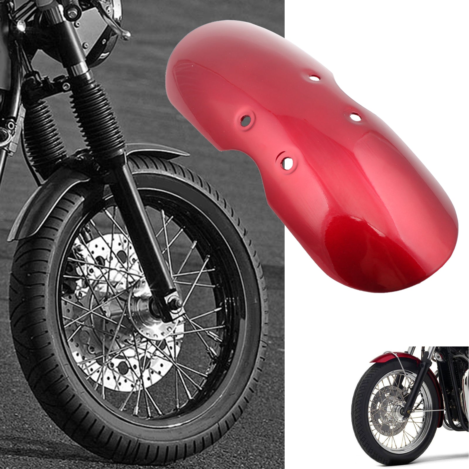 Kotflügel vorne für Bonneville T100 Scrambler Thruxton 2001-2016 Generic