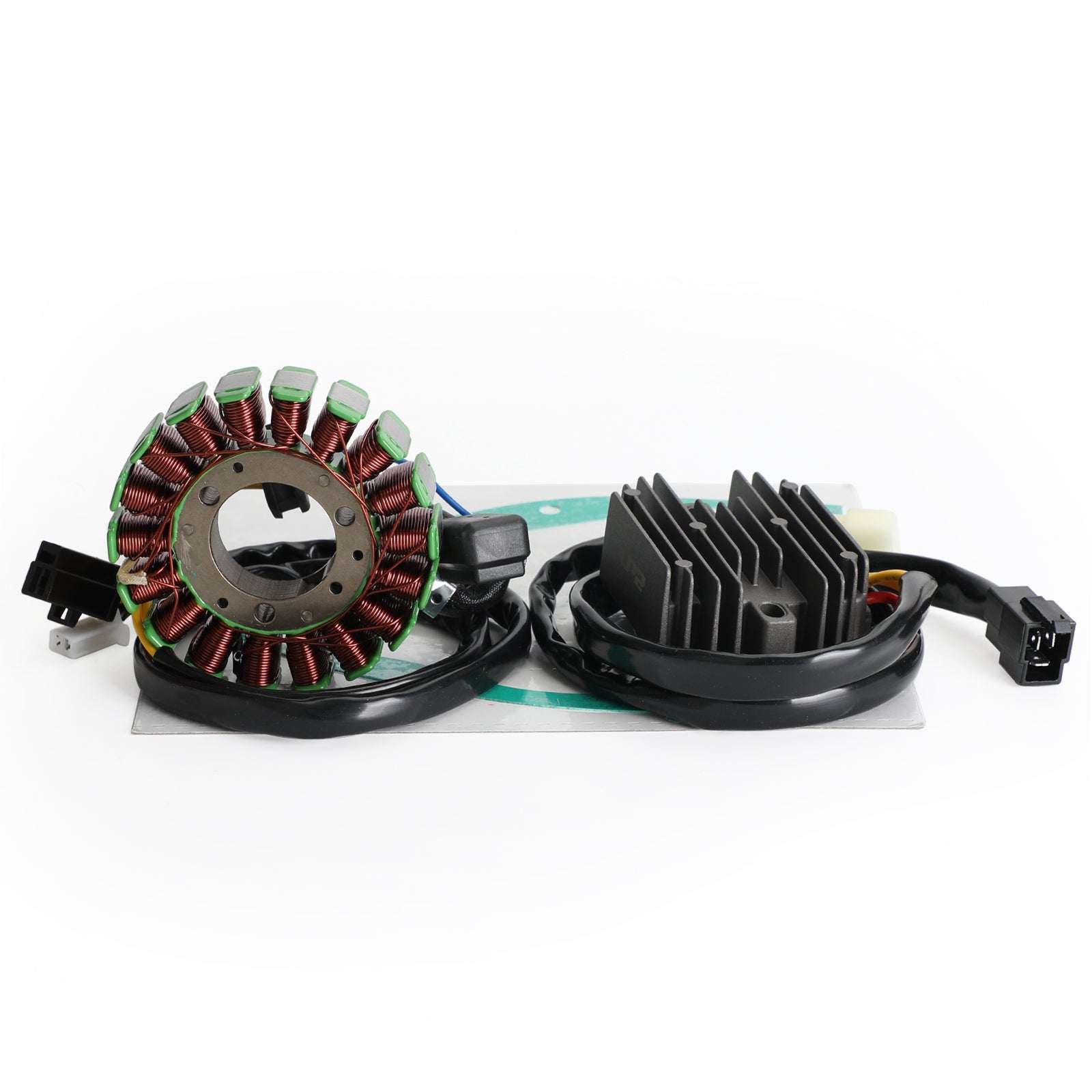 Stator magnéto + redresseur de tension + joint pour Suzuki DR125SE 94-02 DR200SE 95-13 générique