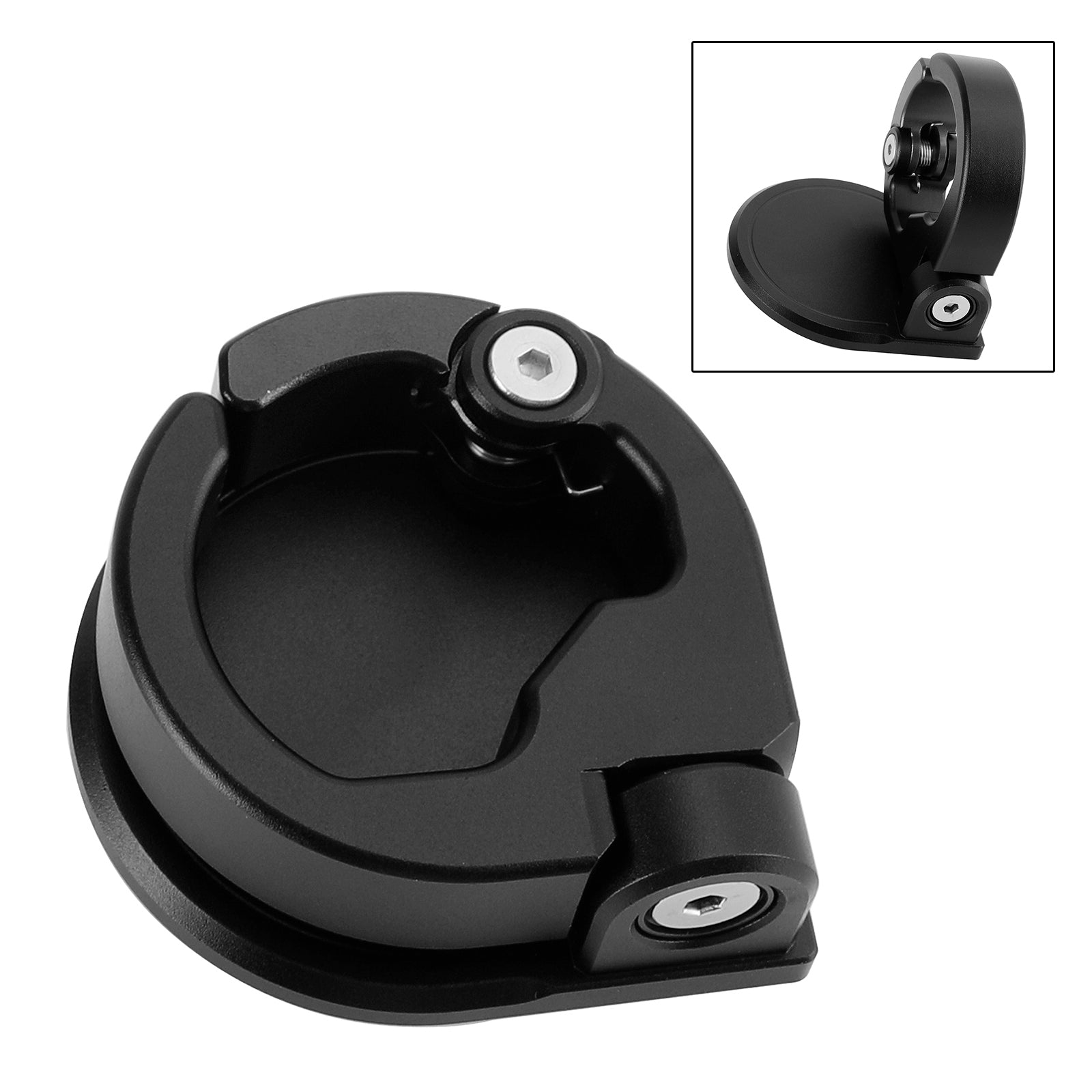 Cnc porte-casque crochet bouteille Cargo cintre adapté pour Piaggio Vespa Gts 300 Gtv argent générique