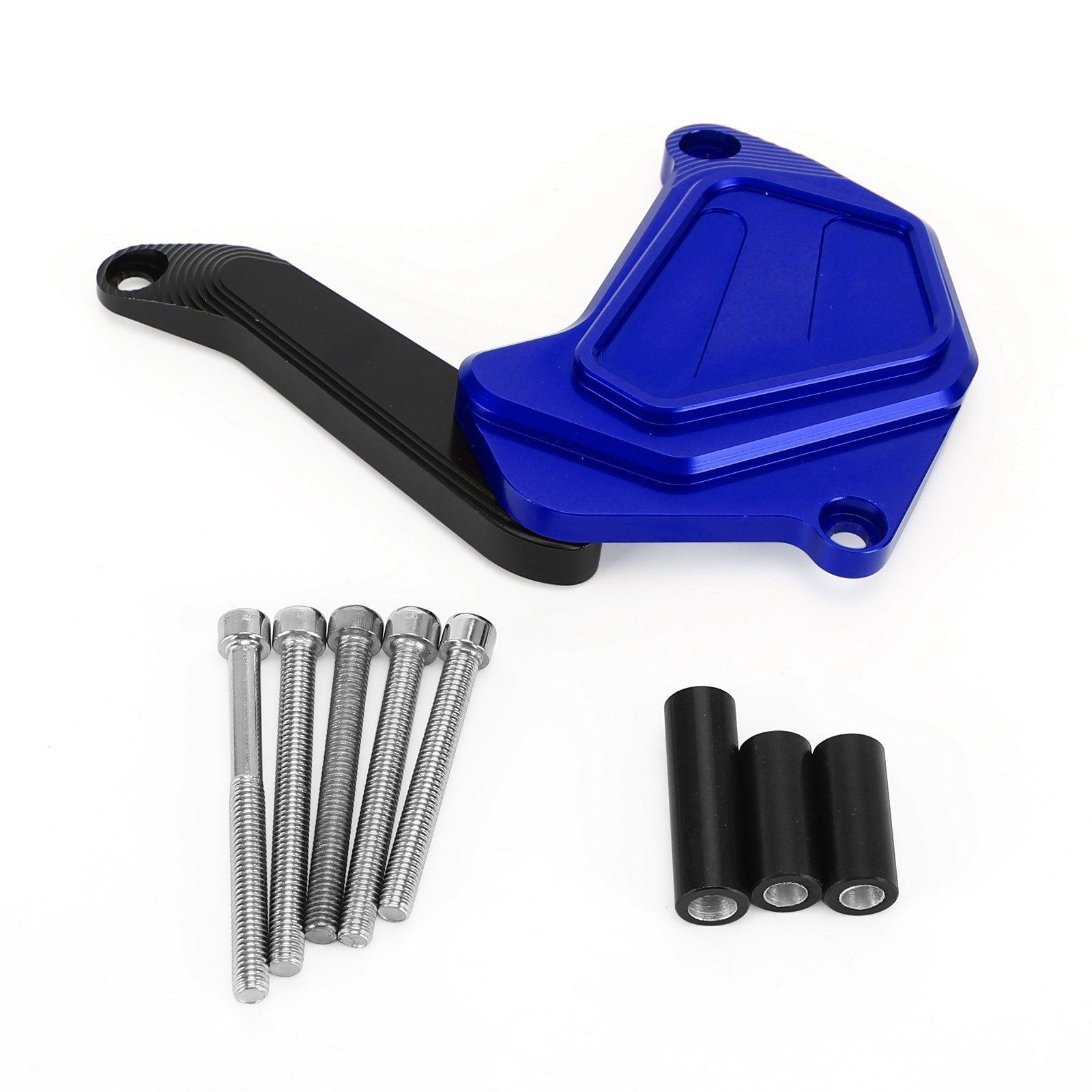 Couvercle de protection de pompe à eau en aluminium Yamaha pour Yamaha Te?ne?re? 700 Rally Edition 20-21 XTZ690 XT690Z XTZ700 XT700Z T7 19-21 bleu