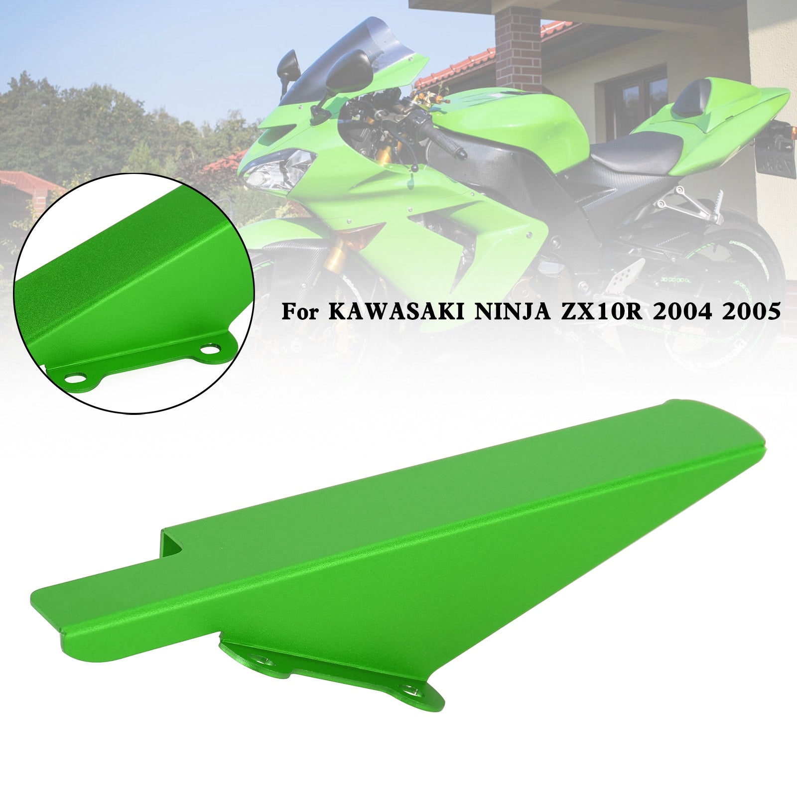 Couvercle de protection de chaîne de pignon, pour KAWASAKI NINJA ZX-10R ZX10R 2004 2005 générique