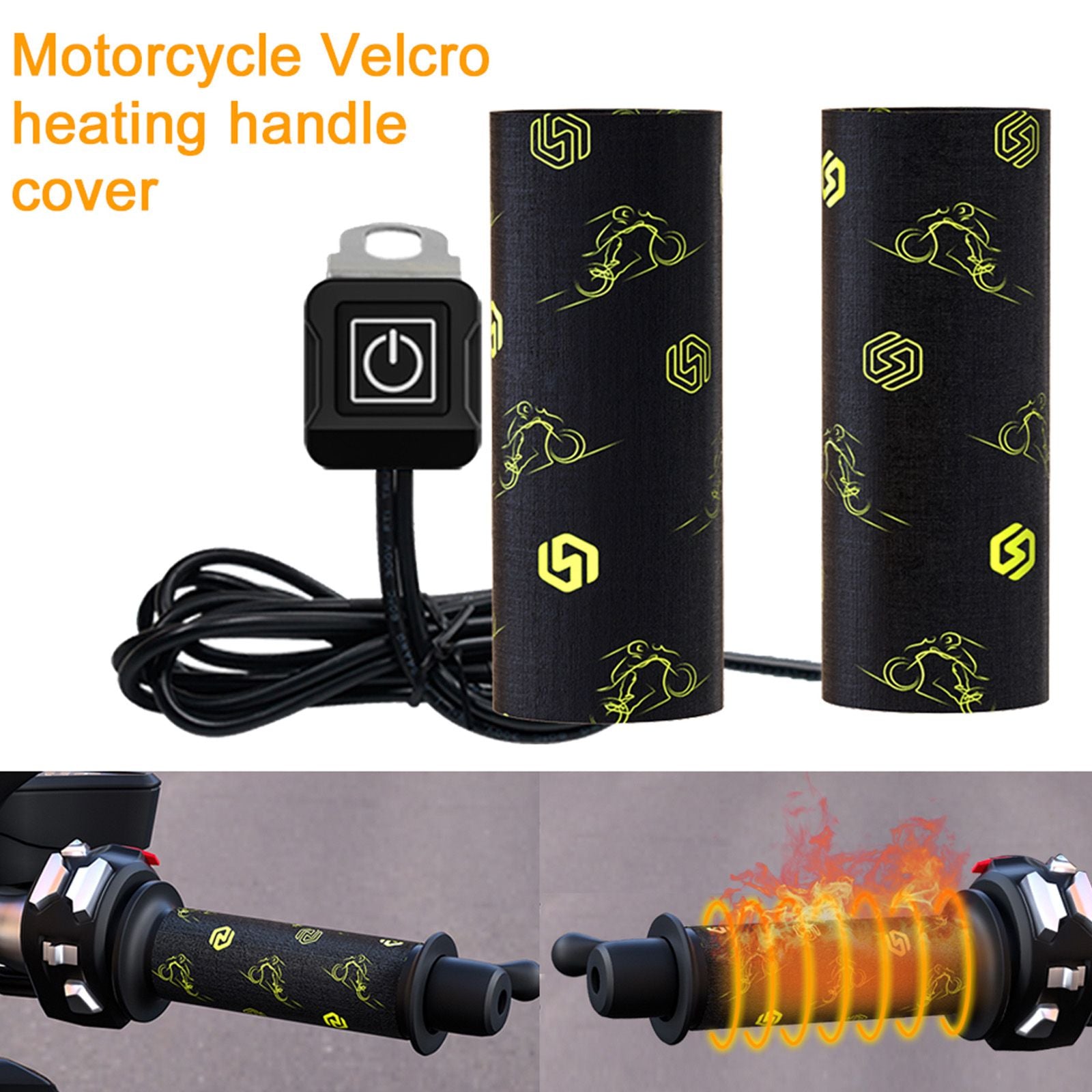 Scaldabarre termorestringenti per manubrio riscaldato universale 12V per moto generico