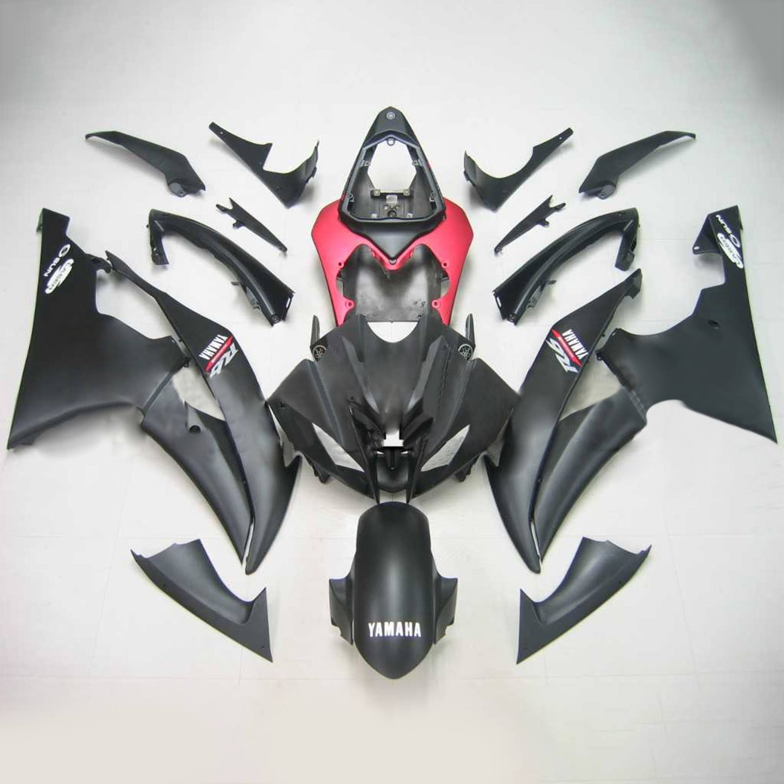 Injection Fairing Kit Bodywork Plastic ABS fit For Yamaha YZF 600 R6 2008-2016