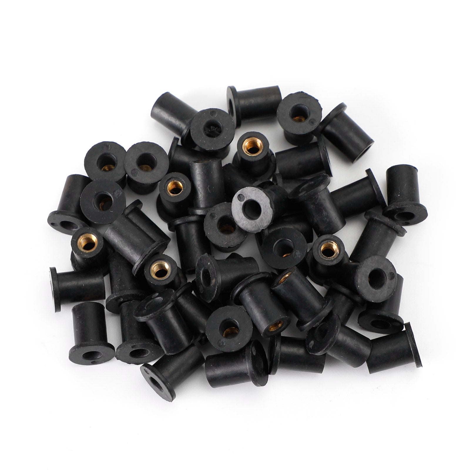 Dadi in gomma M4 Wellnuts per carenatura e fissaggio dello schermo Confezione da 50 - Foro da 8 mm