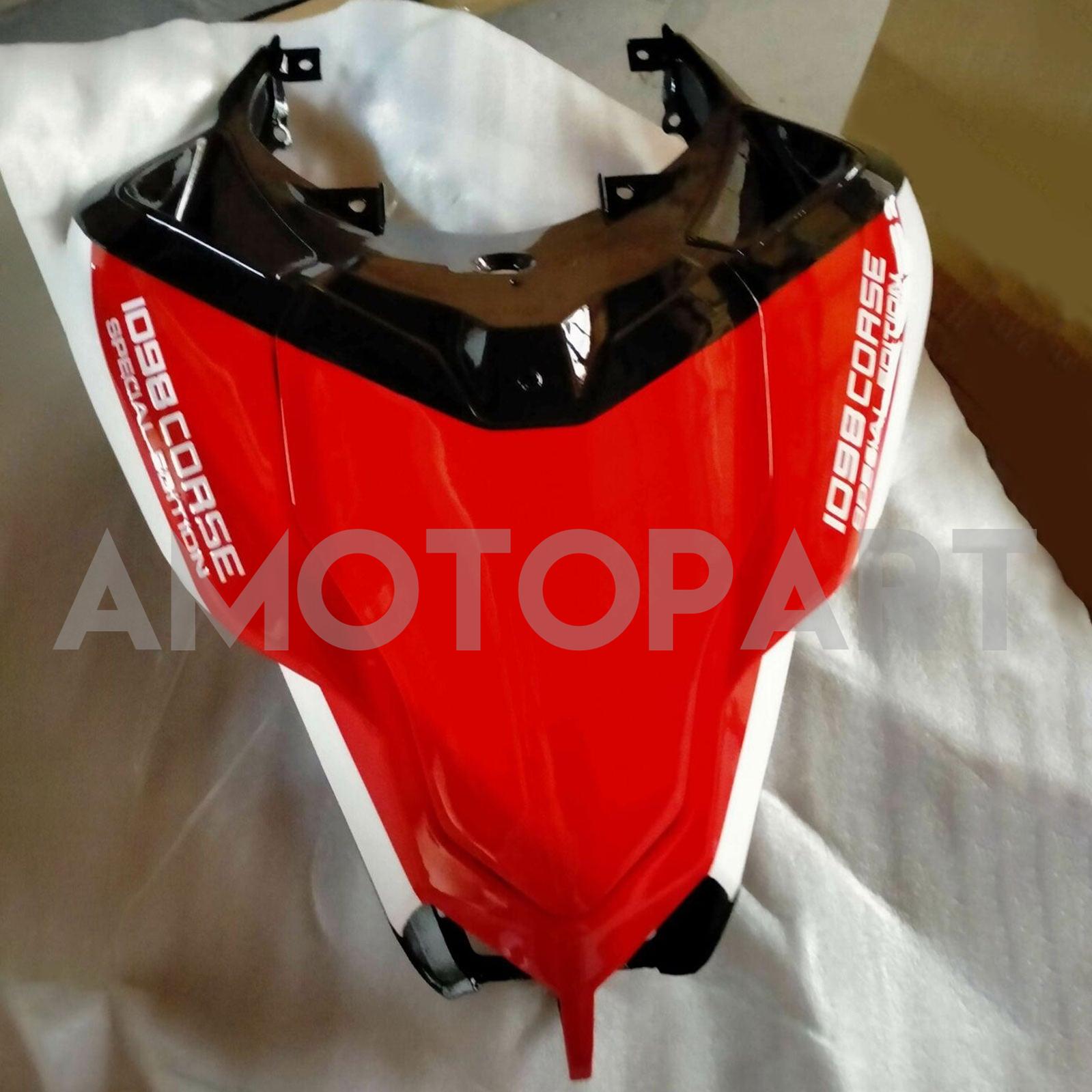 Amotopart All Years Ducati 1098 848 1198 Red&White Fairing Kit