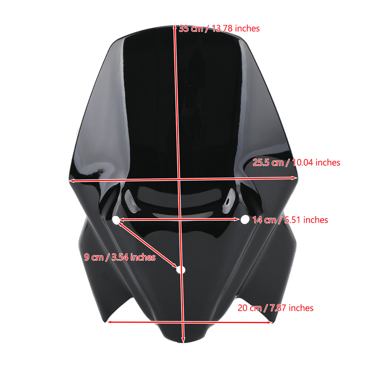 Parabrezza moto in plastica ABS per Bmw F900R 2020-2021 generico