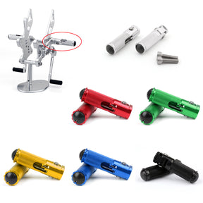 CNC Folding Foot Pegs Footpeg Rear Set Rest Racing For Universal Motorcycle