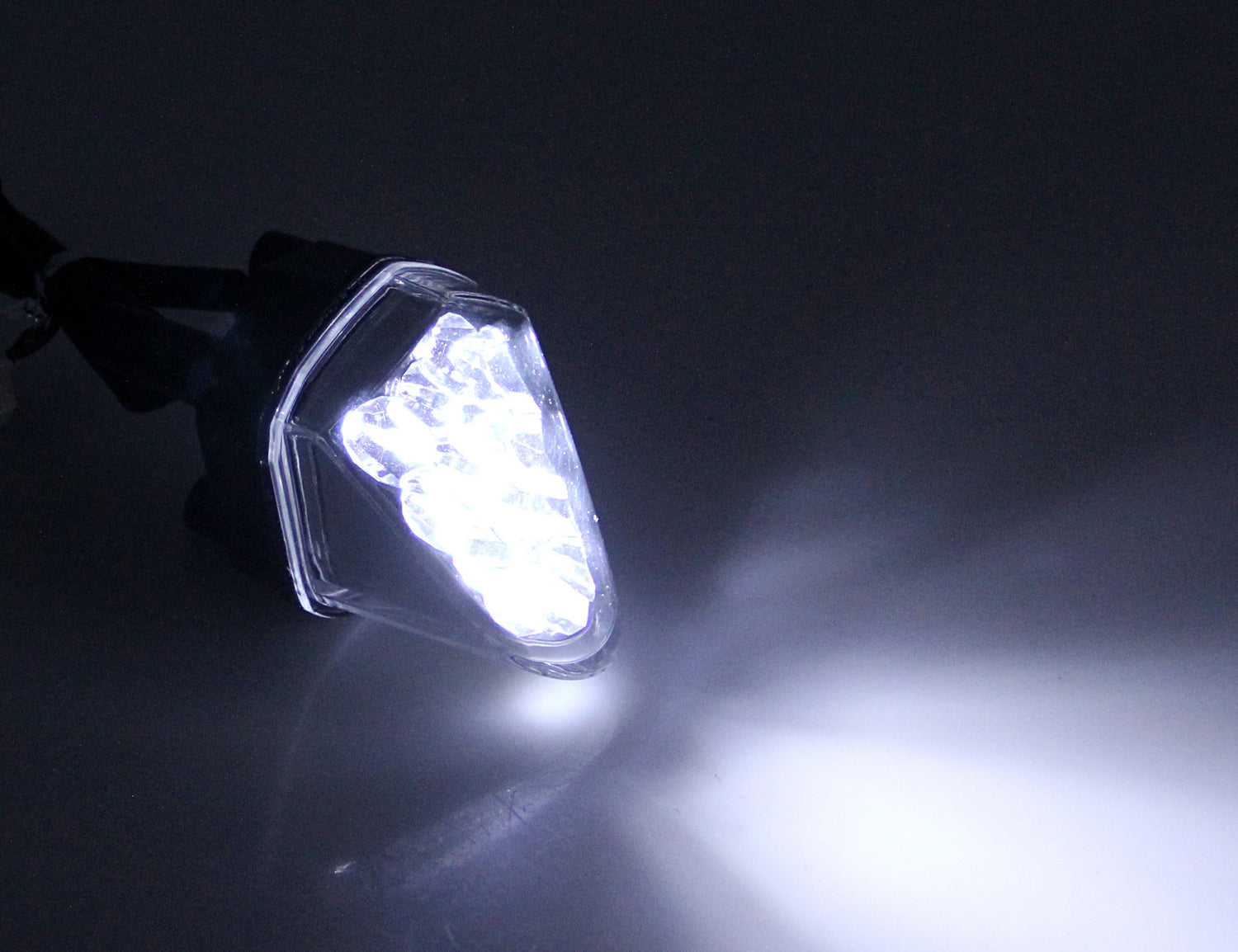 Luces LED traseras para correr de noche para Yamaha YZF 600 R6 2006-2007 transparentes