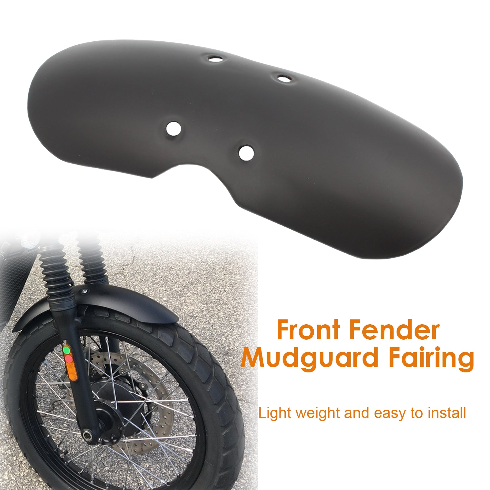 Front Fender Mudguard For Bonneville T100 Scrambler Thruxton 2001-2016 Generic