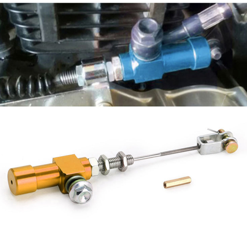 Motorrad-Hydraulikkupplungs-Hauptzylinderstangen-Bremspumpe, M10 x 1,25 mm, Aluminium, generisch