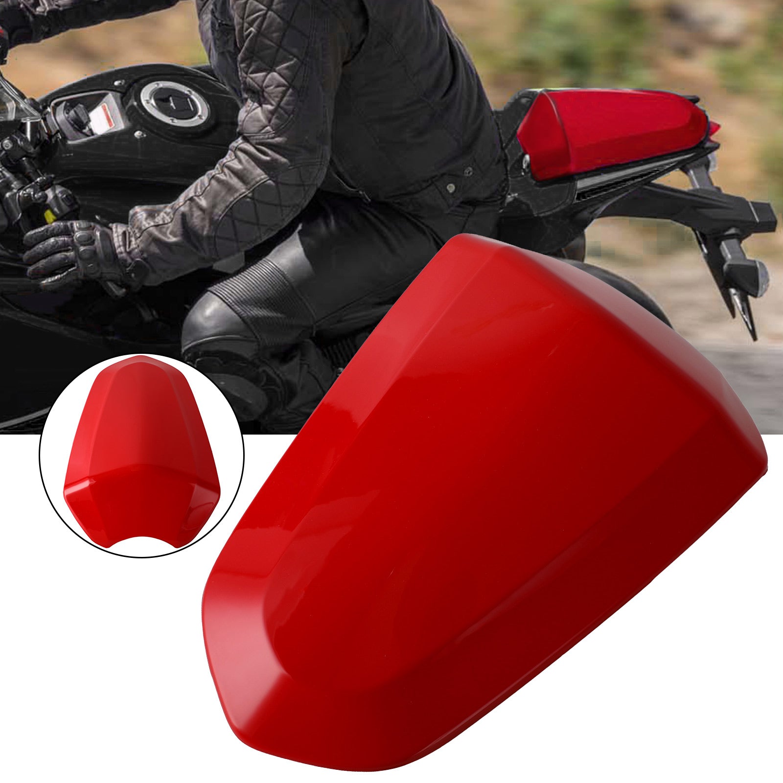 Motorcycle Rear Seat Fairing Cover Cowl fit for SUZUKI GSX-S/GSX-R 125 2017-2021 Generic