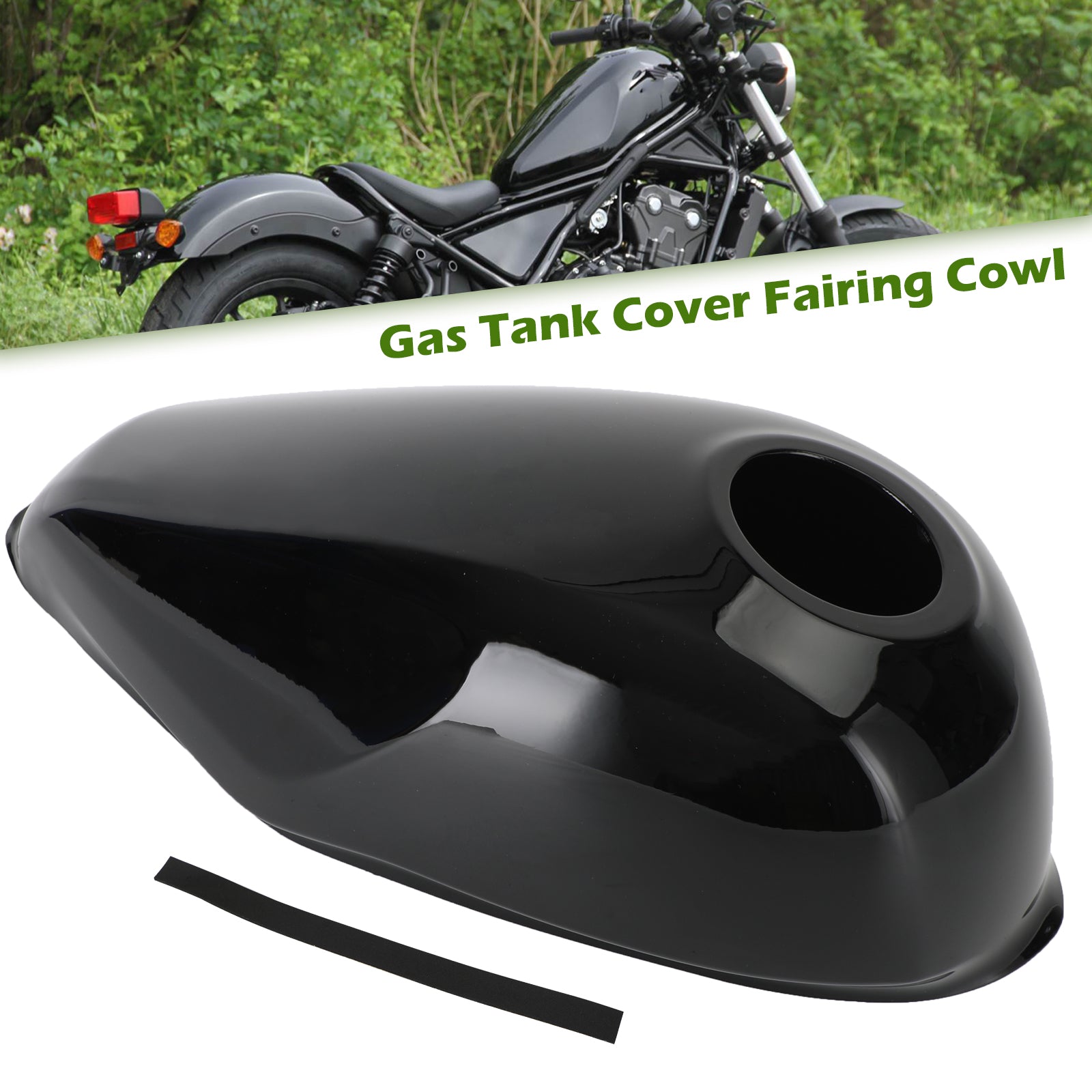 Gas Tank Cover Trim Fairing Cowl for Honda Rebel CMX300 CMX500 2017-2022 Generic