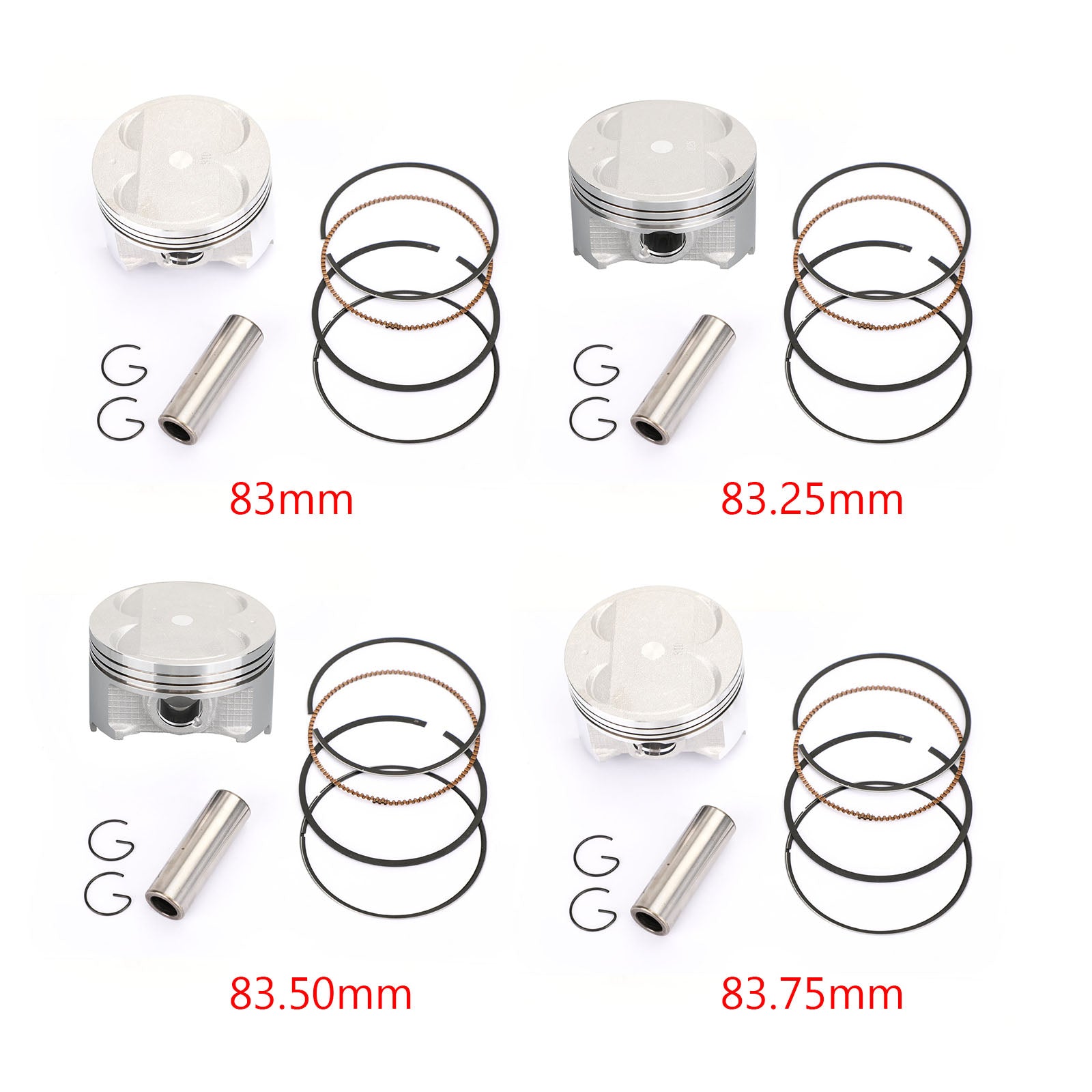 Kit de Piston Suzuki alésage Standard adapté pour Suzuki AN400S Burgman 400 S 05-06 AN400 Burgman 400 99-06