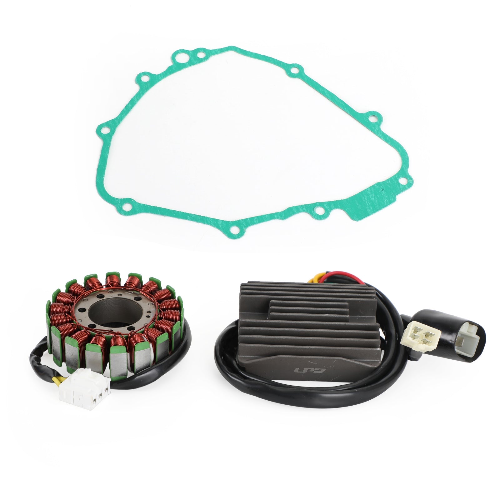 Magneto-Stator + Spannungsgleichrichter + Dichtung für Honda CB900F Hornet 2002–2007 06 05 Generisches Fedex Express-Versand