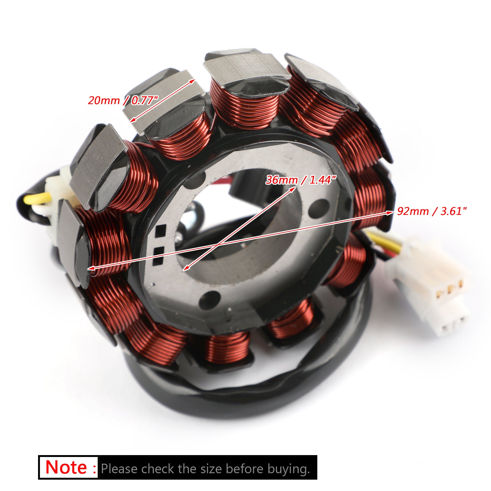 Bobine de Stator d'alternateur pour Yamaha TTR110 TT-R110 08-17 5B6-H1410-00 5B6-H1410-01 via fedex