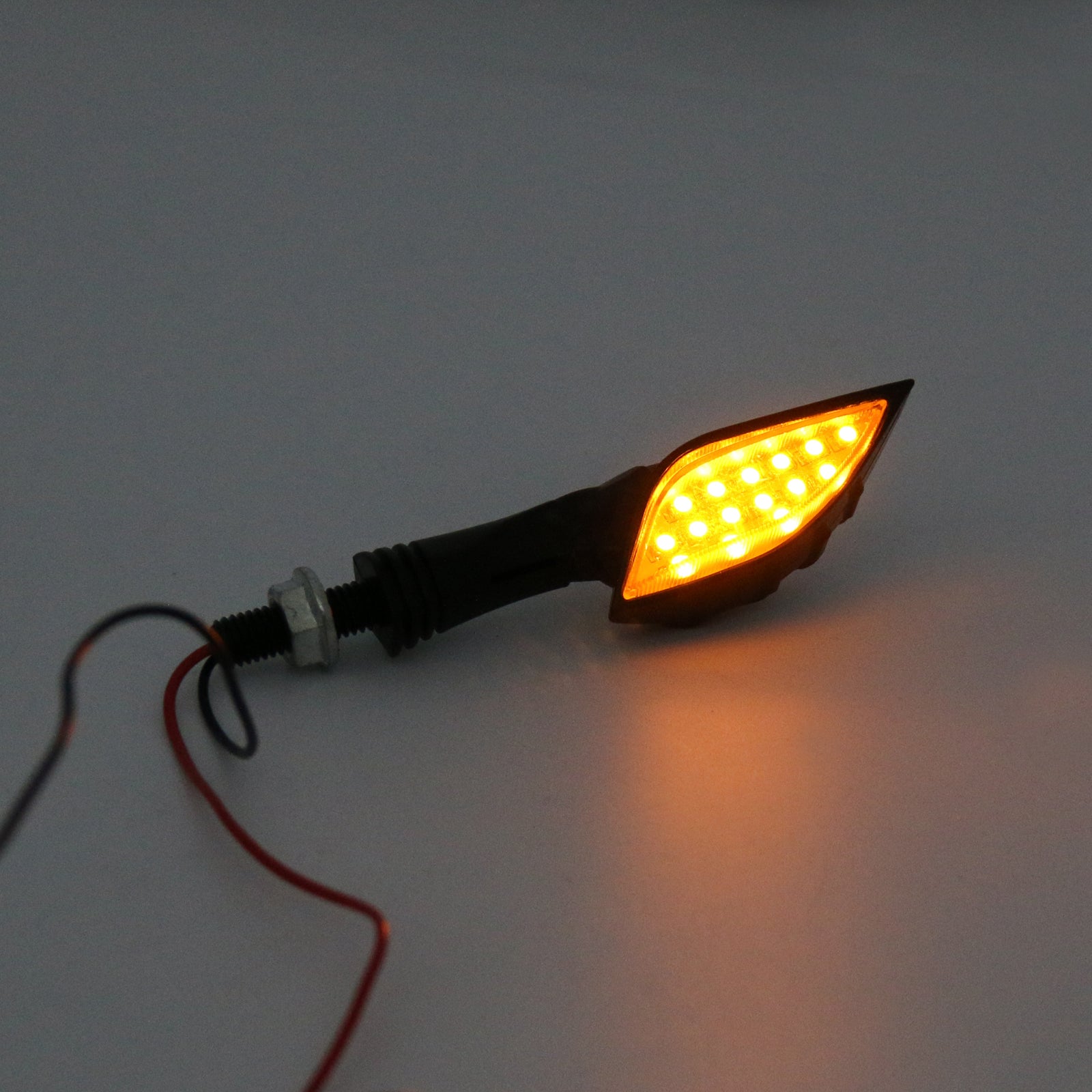 Clignotants LED universels pour moto, squelette, main, indicateur clignotant