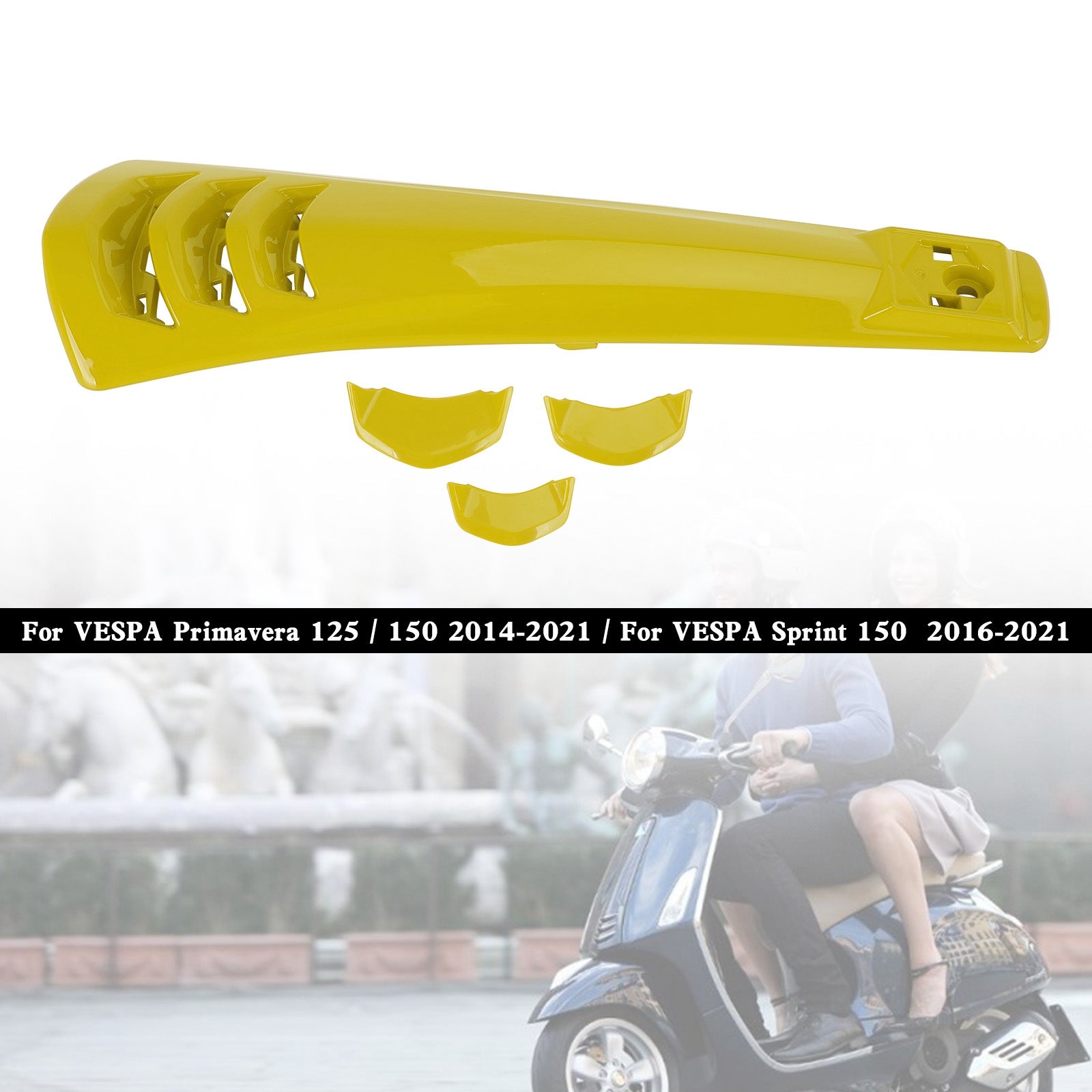 Carénage de couvercle de klaxon de direction ABS pour VESPA Sprint Primavera 125/150 14-21