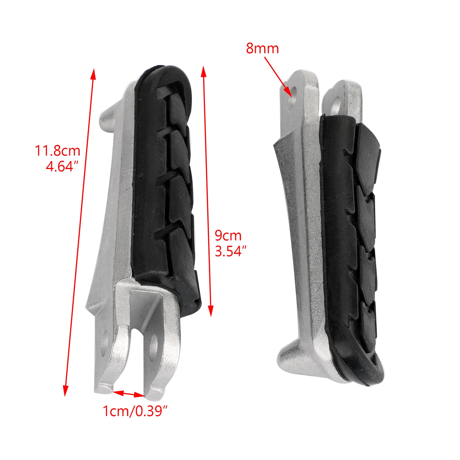 Honda Fußrasten vorne passend für Honda VTR1000 97–05 VFR 800 98–06 RC51 00–06 CBR900RR 93–99 VFR800 03–12