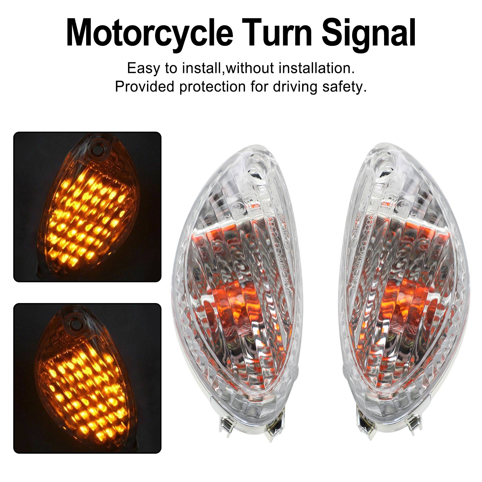 Rear Turn Signal Light for SUZUKI Hayabusa GSXR1300 GSX-R 1300 2008-2017 Generic